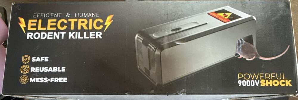 Electric Rodent Killer 9000V Shock Electronic Mouse Trap